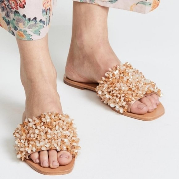 Shoes - NIB Tory Burch Logan Slides